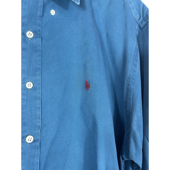 Vintage Hunt Club Mens 100% Cotton Button Down Shirt w/ Pony Embroidery Size L - Picture 3 of 10